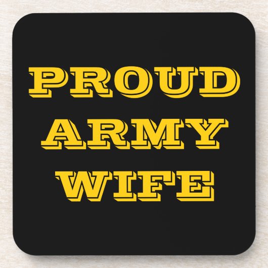 Onderzetter Legervrouw (Voorkant)