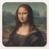 Onderzetter : LEONARDO DA VINCI : MONA LISA (Voorkant)