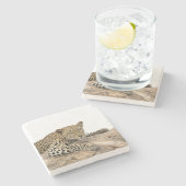 Onderzetter Leopard Stone (Zijkant)