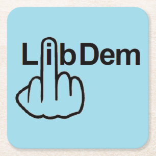 Onderzetter Lib Dem Flip