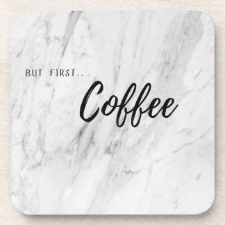 Onderzetter, maar eerst koffie bier onderzetter