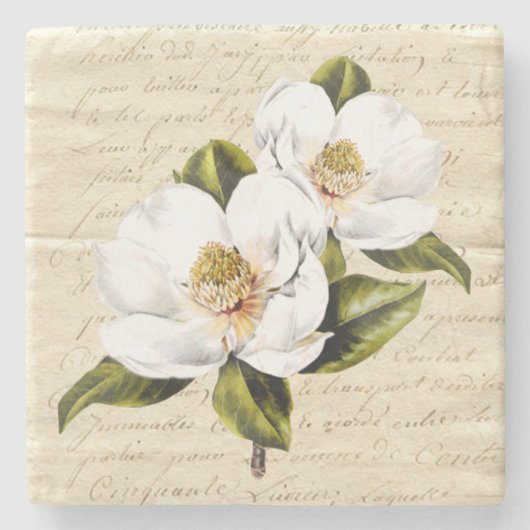  Onderzetter Magnolia Blooms Stone (Voorkant)