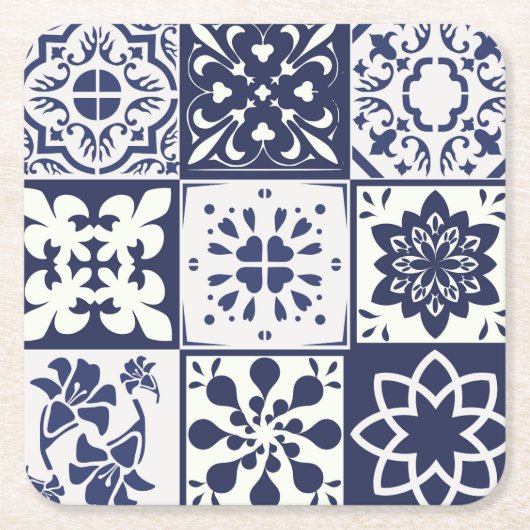 Onderzetter met Azulejos patroon (Voorkant)