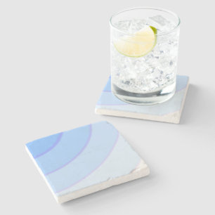 Onderzetter met blauw scheursteen