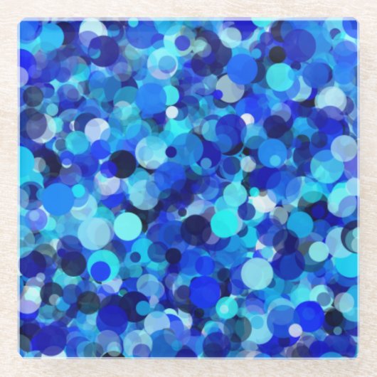 Onderzetter met blauwe stip (Voorkant)