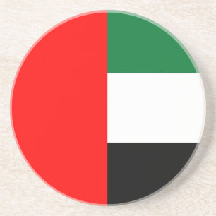 Onderzetter met de vlag van de Verenigde Arabische