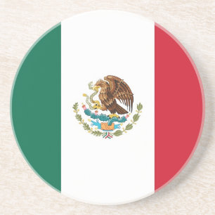Onderzetter met de vlag van Mexico