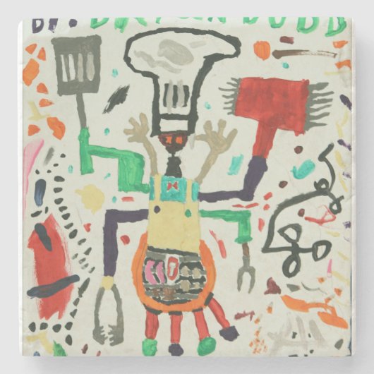 Onderzetter met Demonic Grillmaster (Voorkant)