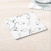 Onderzetter met grijs gans (Schuin)