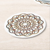 Onderzetter met kant zoals goudvormig design (Gebogen)