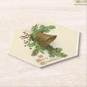 Onderzetter met kerstcadeau (Evergreen) (Schuin)