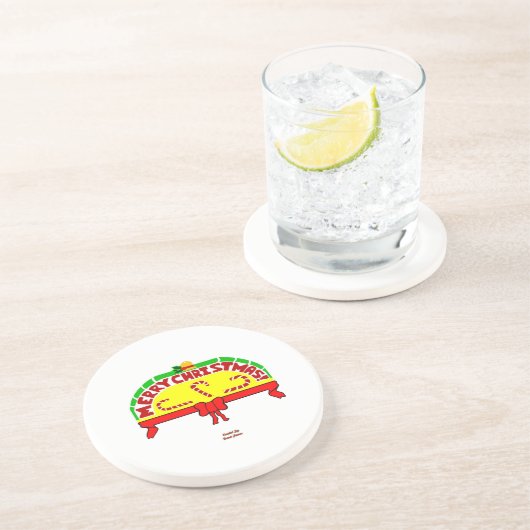 Onderzetter met kerstgraten (Zijkant)