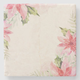 Onderzetter met Kerstmis Poinsettia