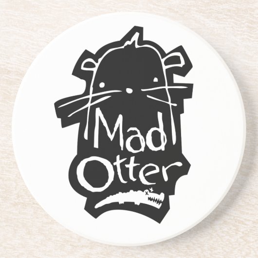 Onderzetter met Mad Otter-logo (Voorkant)