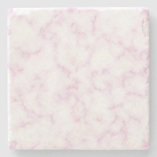 Onderzetter met roze en witte marmer (Voorkant)