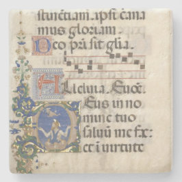 onderzetter met twee handgeschreven teksten