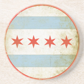 Onderzetter met vlag van Chicago