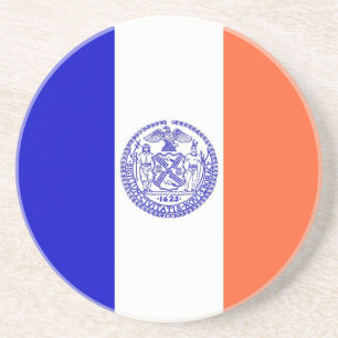 Onderzetter met vlag van New York, VS