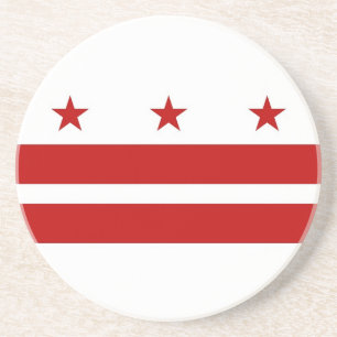 Onderzetter met vlag van Washington DC, VS