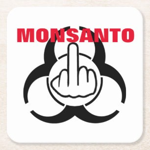 Onderzetter Monsanto Bio Hazard Flip