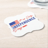 Onderzetter Onafhankelijkheidsdag (Gekanteld)