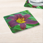 Onderzetter Paarse Lily Party (Schuin)