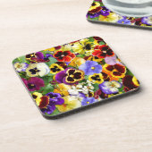Onderzetter  Pansies (Linkerzijde)