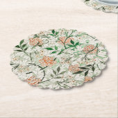 Onderzetter PAPIER : WILLIAM MORRIS : JASMINE (Gekanteld)