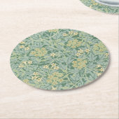 Onderzetter PAPIER : WILLIAM MORRIS : JASMINE (Gebogen)