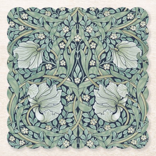 Onderzetter PAPIER : WILLIAM MORRIS : PIMPERNEL (Voorkant)
