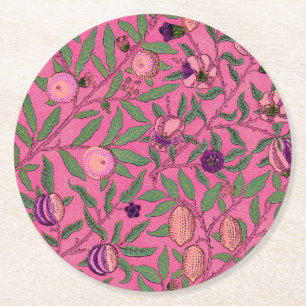 Onderzetter PAPIER : WILLIAM MORRIS : POMEGRANATEN