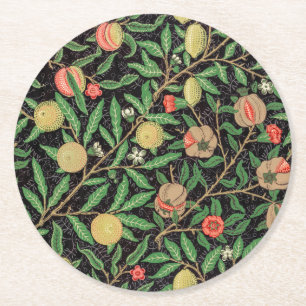 Onderzetter PAPIER : WILLIAM MORRIS : POMEGRANATEN
