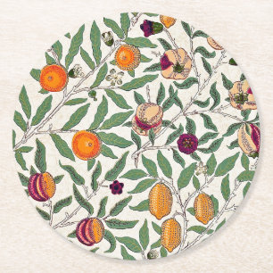 Onderzetter PAPIER : WILLIAM MORRIS : POMEGRANATEN