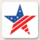 Onderzetter patriottische Star-Drink (Voorkant)