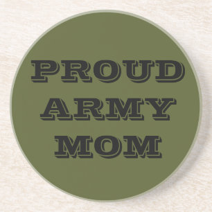 Onderzetter Proud Army Mam