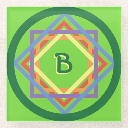 Onderzetter - Regenboogpleinen (Voorkant)