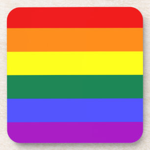 Onderzetter regenboogpride