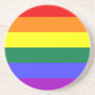 Onderzetter regenboogpride