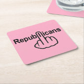 Onderzetter Republikeinen omdraaien (Schuin)