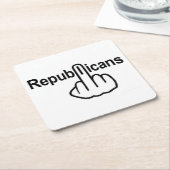 Onderzetter Republikeinen omdraaien (Schuin)