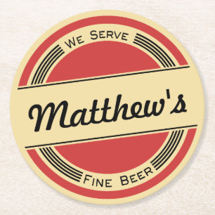 Onderzetter  Retro Beer