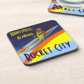 Onderzetter Rocket City Huntsville Alabama AL (Linkerzijde)