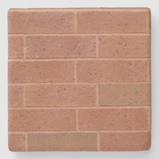 Onderzetter Rood Brick Texture Square (Voorkant)
