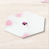 Onderzetter Roze Bud Floral Paper (Schuin)