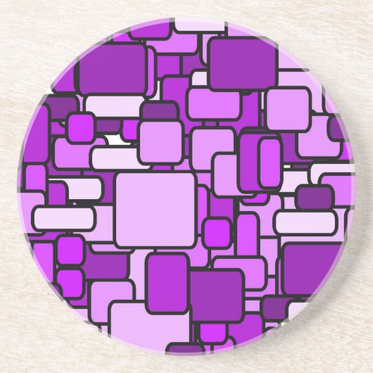 Onderzetter Roze Chaos (Voorkant)