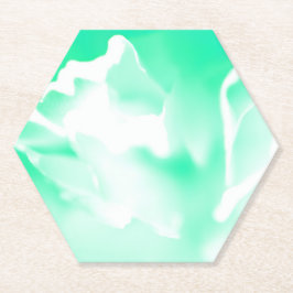 Onderzetter Seafoam Green Floral Paper