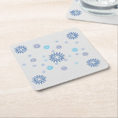 Onderzetter set - gloeiende sterren (Schuin)