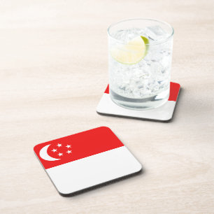 Onderzetter Singapore-vlag