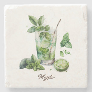 Onderzetter, steen - Mojito Stenen Onderzetter