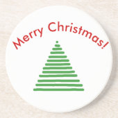 Onderzetter - Stijlvolle structuur met gebogen tek (Voorkant)